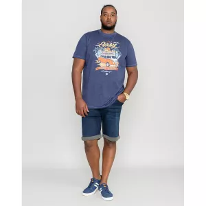 T-shirt Van VW Mélange de bleu Summer Sessions-3XL