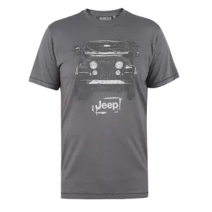 T-shirt Official Jeep kaki manche courte 3XL à 8XL