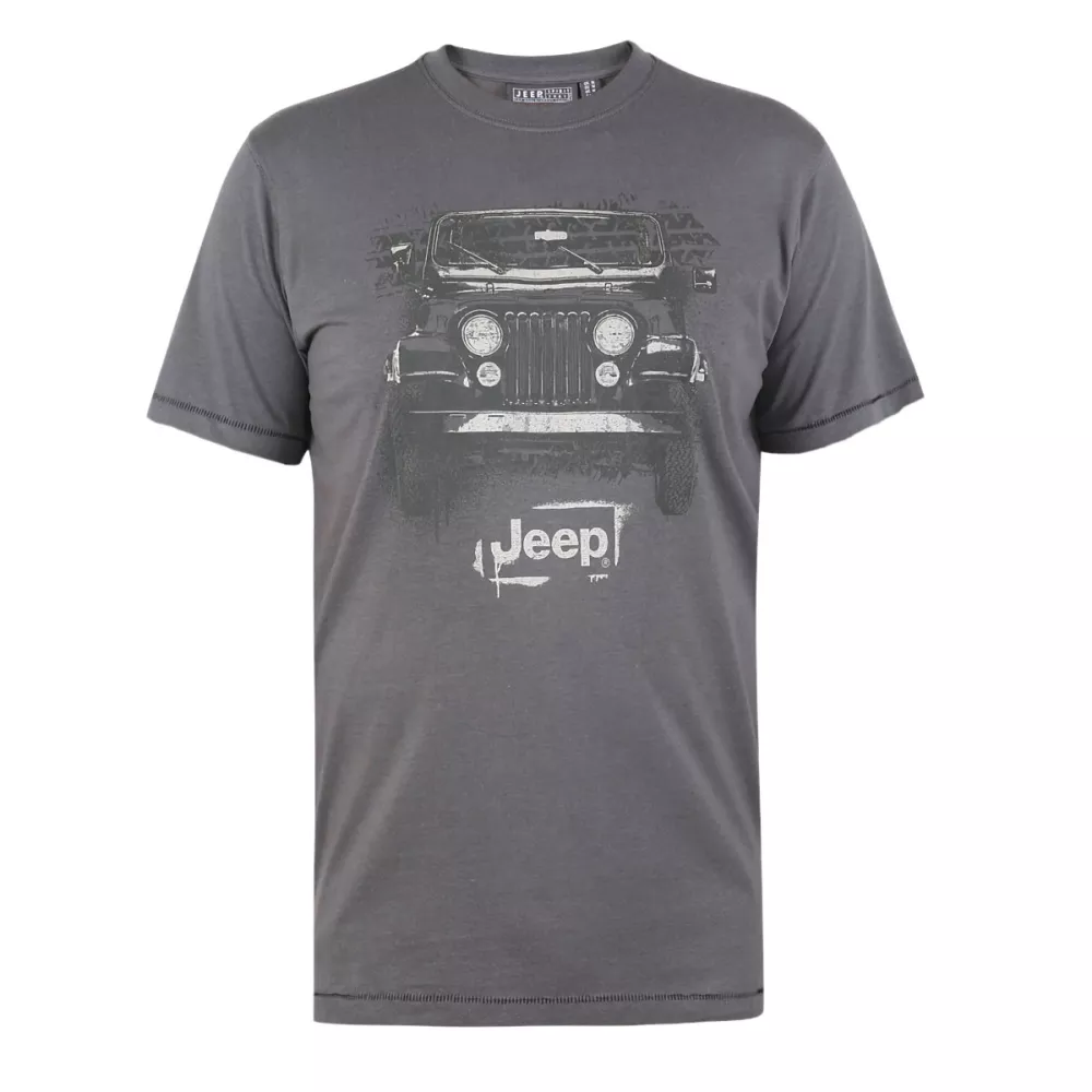 T-shirt Official Jeep kaki manche courte 3XL à 8XL-3XL