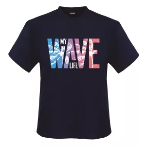 Tee-shirt  My Wave Life bleu marine