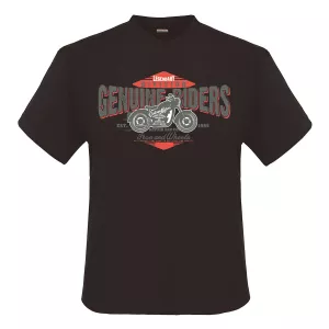 Tee-shirt Genuine Riders noir 