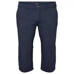 Pantacourt stretch homme bleu marine confort été