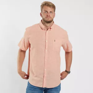 Chemise manche courte lin Sunset de 2XL à 8XL-6XL