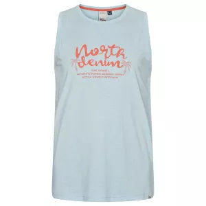 North 56 Denim 4 T-shirt sans manche Bleu Ciel 2XL à 8XL