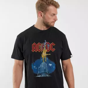 T-shirt AC/DC officiel noir
