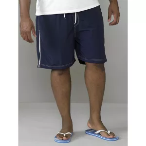 Short de bain microfibre bleu marine grande taille -7XL