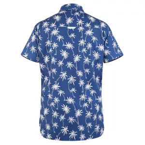 Chemise manche courte bleu marine de 3XL à 6XL-4XL