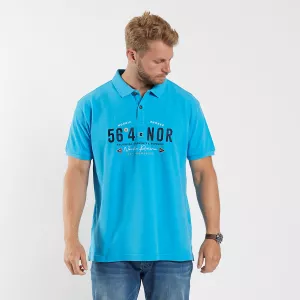 North 56.4 polo manche courte bleu malibu de 2XL à 10XL-2XL