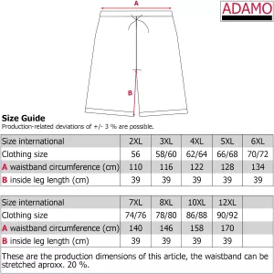 Jogging jeans pantacourt bleu délavé hyperstretch-4XL