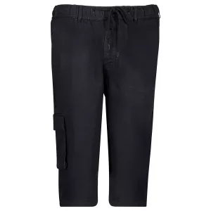 Jogging jeans pantacourt noir hyperstretch