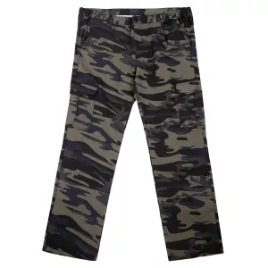 Pantalon Cargo taille élastiquée camouflage