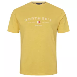 T-shirt North 56°4 nautique Jaune clair