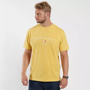 T-shirt North 56°4 nautique Jaune clair-2XL