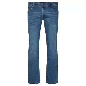 North56°4 jeans mode coupe Mick bleu délavé de 38US à 62US