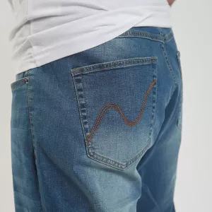 Pantalon jeans Mick North56°4 bleu délavé-P42