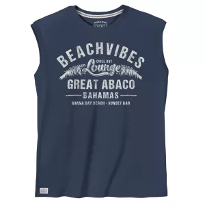 Débardeur Beach Vibes denim foncé ambiance Bahamas