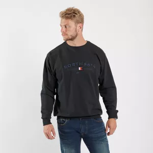 Sweat North 56°4 logo brodé noir-3XL