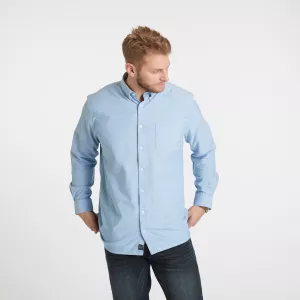 Chemise Oxford blanc élégante et confort -7XL