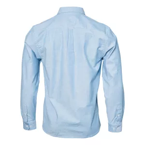 Chemise Oxford bleu clair élégante et confort -7XL