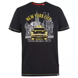 T-shirt D555 New York City Taxi noir
