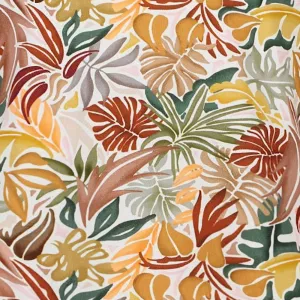 Polo col chemise Eden Valley floral orange-2XL