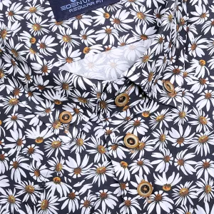 Chemise bleu marine manche courte de 2XL à 6XL-2XL