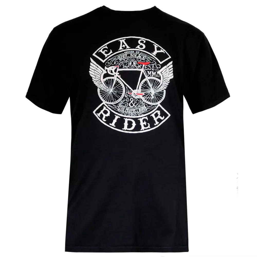 T-shirt Easy Rider bleu marine taille 4XL imprimé vélo-4XL