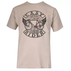 T-shirt Easy Rider gris clair taille 6XL imprimé vélo