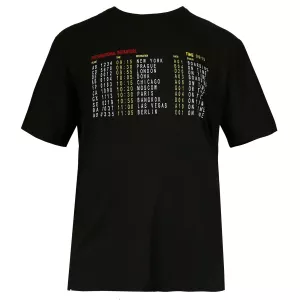 T-shirt manche courte noir de 3XL à 8XL