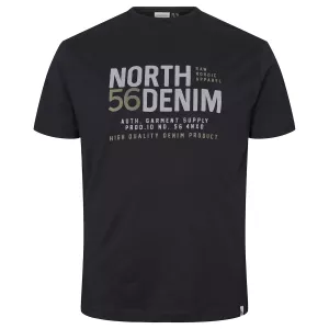 T-shirt North Denim noir urbain-4XL