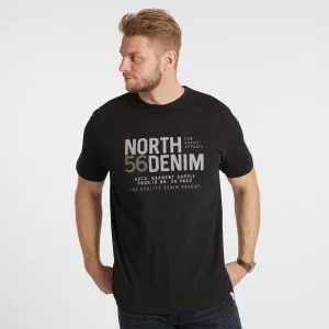 T-shirt North Denim noir urbain-7XL