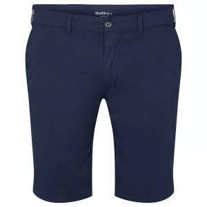 Short chino stretch doux bleu marine-P52