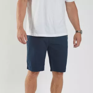 Short chino stretch doux bleu marine-P52