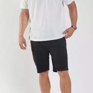 Short chino stretch doux noir-P50