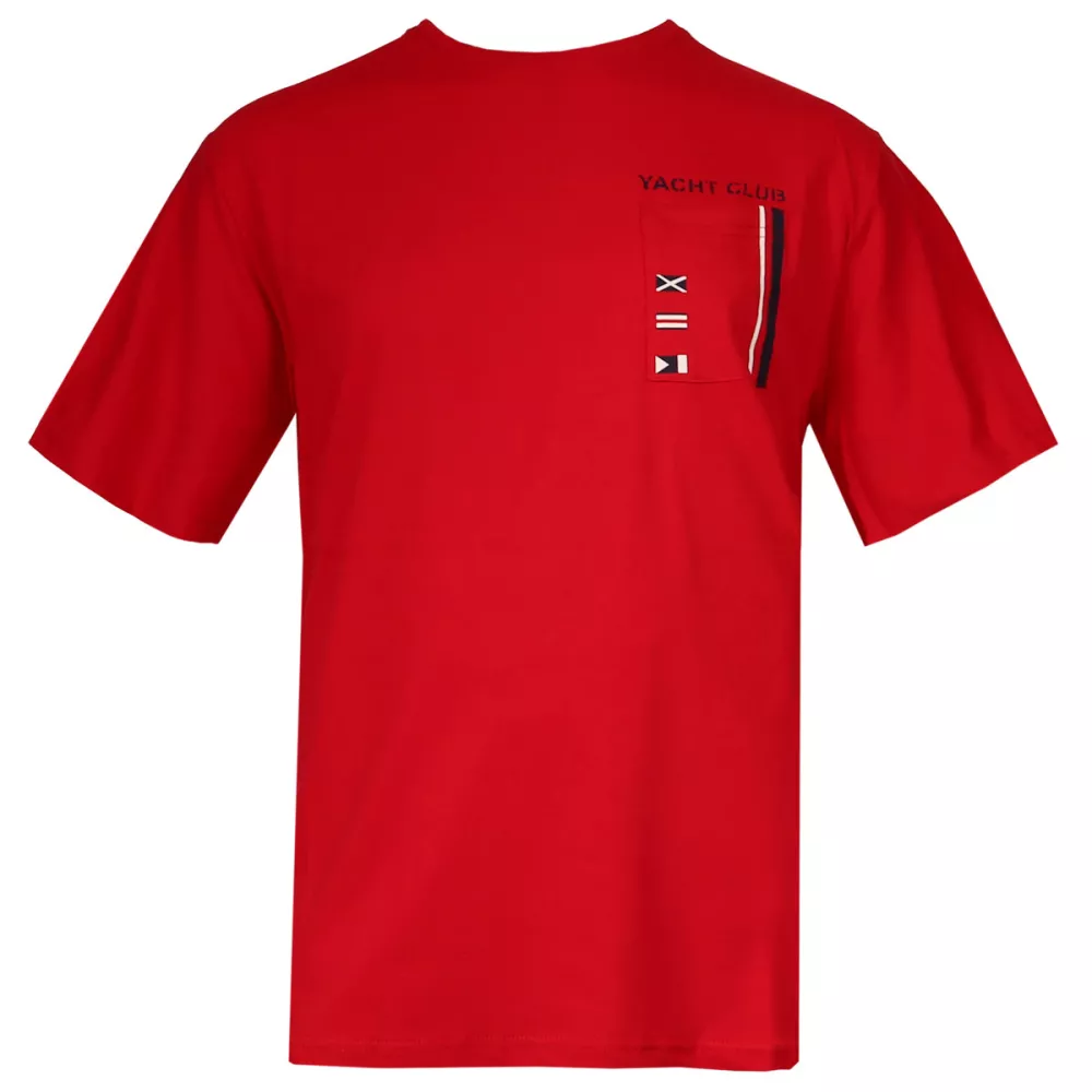 T-shirt manche courte rouge de 3XL à 10XL-6XL
