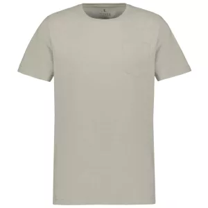 T-shirt poche poitrine uni écru