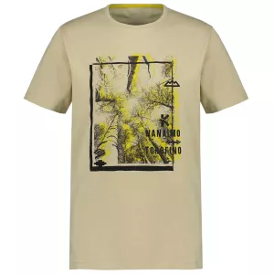 T-shirt forêt graphique kaki clair