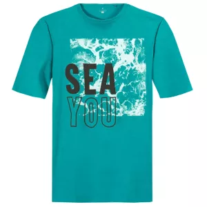 T-shirt SEA YOU vert menthe style estiva