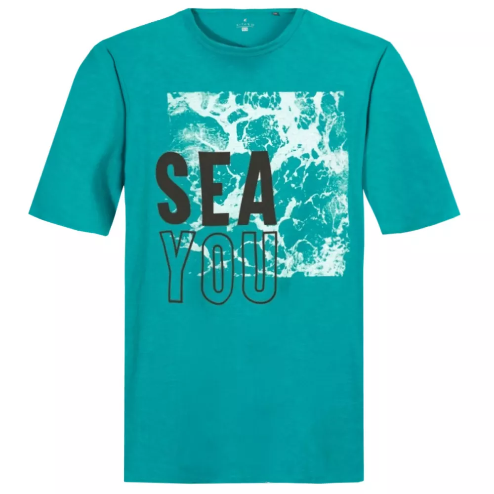 T-shirt manche courte vert menthe 3XL à 7XL-7XL