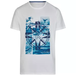 T-shirt rose des vents océan blanc