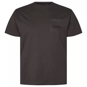 T-shirt coton poche poitrine vert olive foncé-3XL