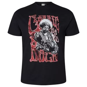 T-shirt Jimi Hendrix noir Radio Days