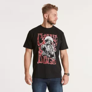 T-shirt Jimi Hendrix noir Radio Days-3XL