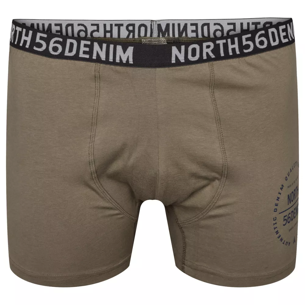 Boxer Stretch imprimé vert olive 2XL et 3XL-2XL