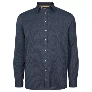 Chemise North56°4 texturée bleu marine-8XL