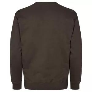Sweat North 56°4 en coton bio brodé Olive noire-3XL