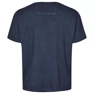 T-shirt cooldye bleu marine motif biker No Bike-6XL