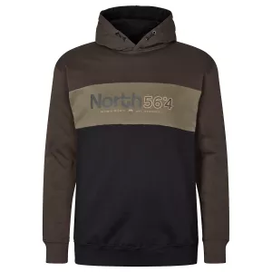 Sweat à capuche vert olive et noir 2XL à 8XL