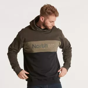 Sweat à capuche vert olive et noir 2XL à 8XL-7XL