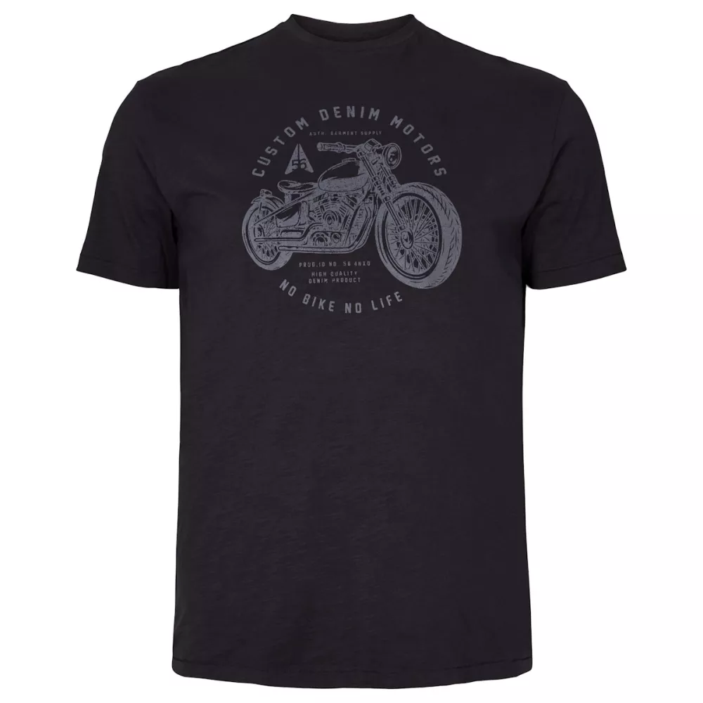 T-shirt moto noir No Bike No Life-4XL